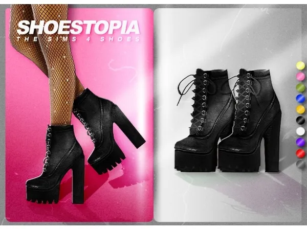 Alpha DRAG ME TO HELL SHOES SHOESTOPIA - The Sims 4 Custom Content