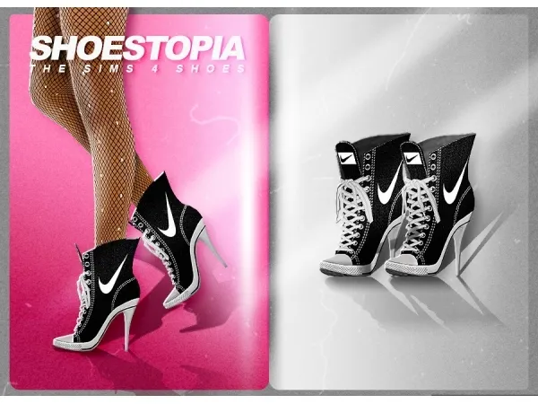 Alpha BLINDING LIGHTS BOOTS SHOESTOPIA - The Sims 4 Custom Content