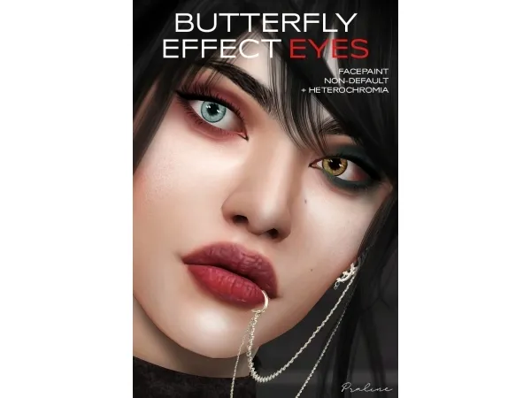 Mix BUTTERFLY EFFECT Eyes by pralinesims Update - The Sims 4 Custom Content