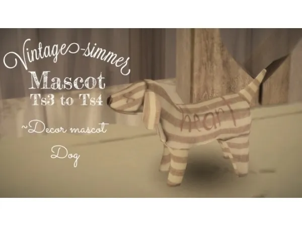 Alpha Dog Mascot to - The Sims 4 Custom Content