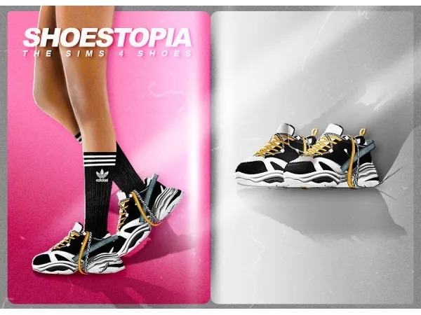 Alpha SPORT SHOES SHOESTOPIA - The Sims 4 Custom Content