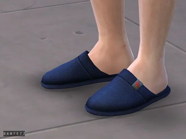Maxis Match Ralph Lauren Slippers by thesimsresource - The Sims 4 Custom Content