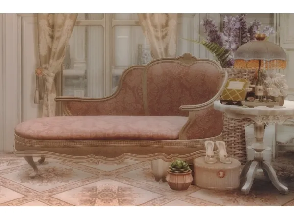 Maxis Match Cutie Victorian loveseat by aggressivekitty - The Sims 4 Custom Content