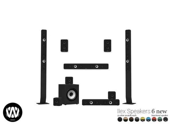 Ilex Speakers by wondymoon