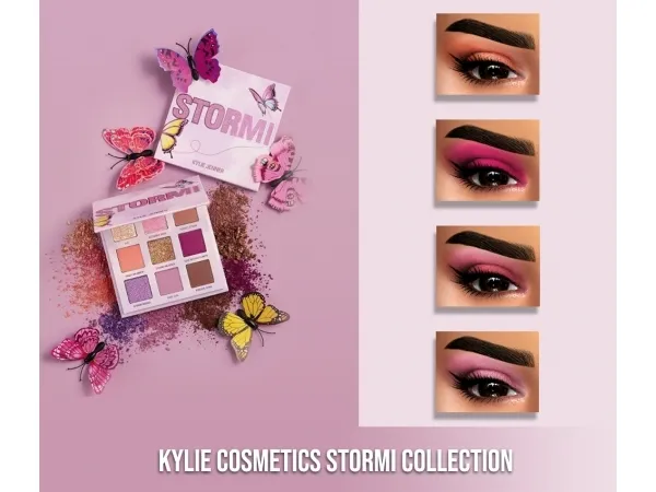 Alpha KYLIE COSMETICS STORMI PALETTE - The Sims 4 Custom Content