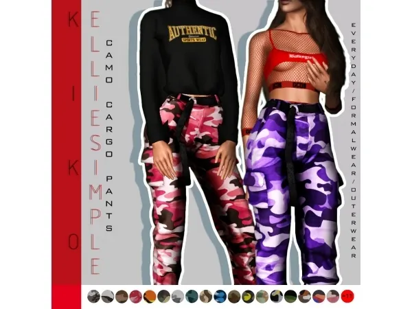 ELLIESIMPLE CARGO PANTS - The Sims 3 Custom Content
