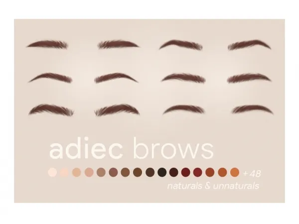 adiec brows by ajduckie