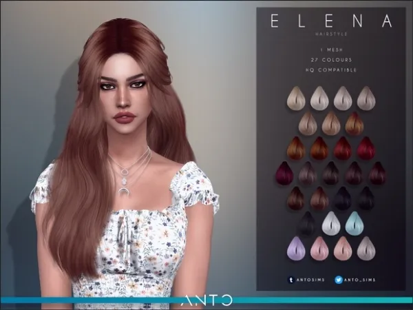 Alpha Elena by Anto - The Sims 4 Custom Content