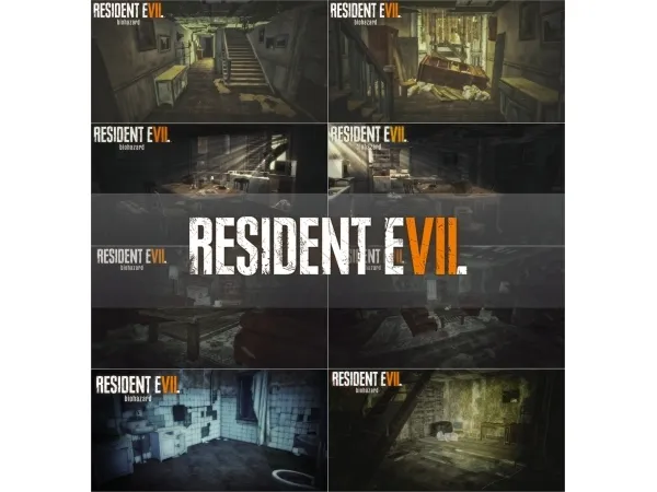 Alpha Resident Evil 7 Rooms by simsfinds - The Sims 4 Custom Content