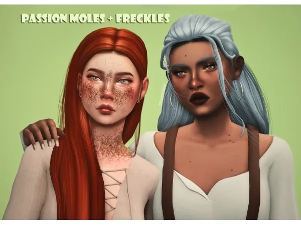 Maxis Match Passion Moles and Freckles by silentgrim - The Sims 4 Custom Content