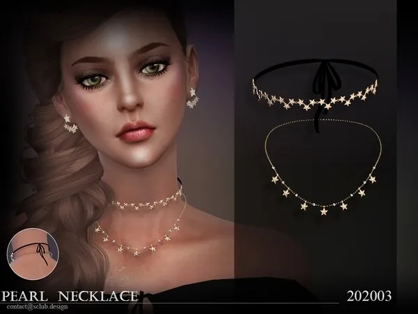 Alpha S Club LL Necklace 202003 by thesimsresource - The Sims 4 Custom Content