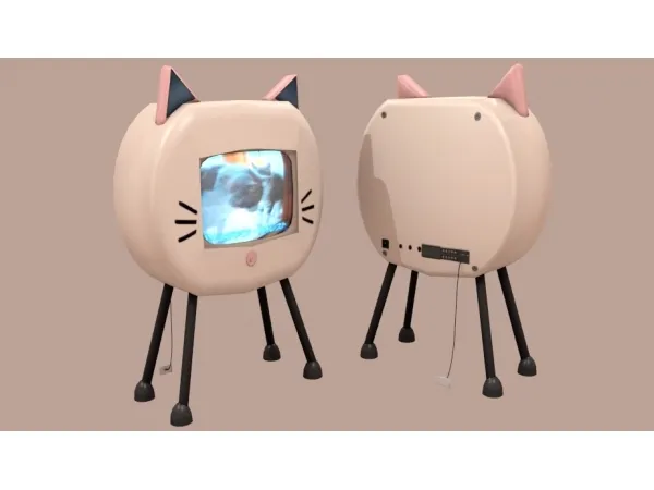 Maxis Match Neko Tv - The Sims 4 Custom Content