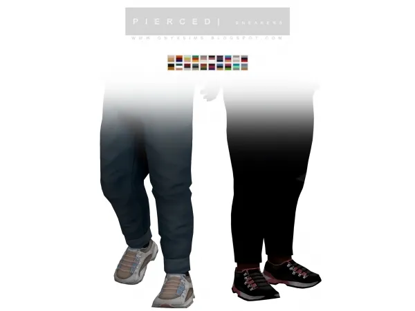 Maxis Match PIERCED SNEAKERS FOR KIDS AND TODDLERS - The Sims 4 Custom Content