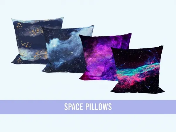 Maxis Match Space Pillows - The Sims 4 Custom Content