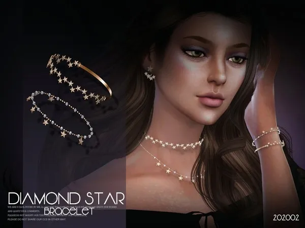 Alpha S Club LL bracelet 202002 by thesimsresource - The Sims 4 Custom Content