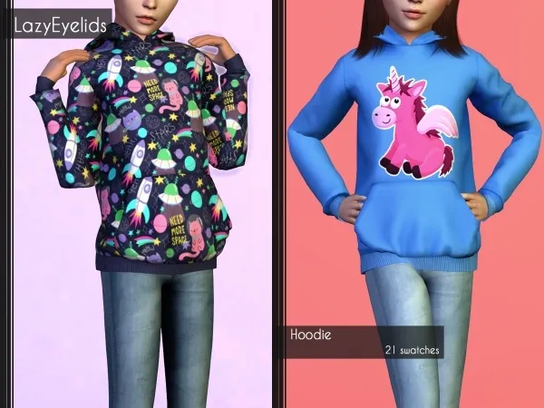 Alpha Hoodie - The Sims 4 Custom Content