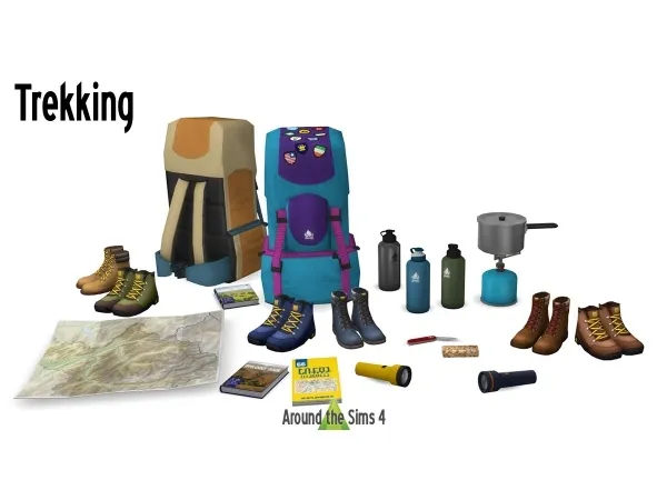 Maxis Match Around Trekking - The Sims 4 Custom Content