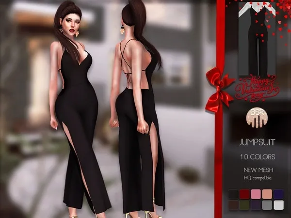 Alpha Jumpsuit BD187 by thesimsresource - The Sims 4 Custom Content