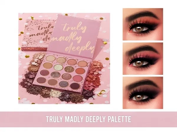 Alpha Truly Madly Deeply Palette - The Sims 4 Custom Content