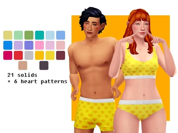 Maxis Match valentine undies - The Sims 4 Custom Content