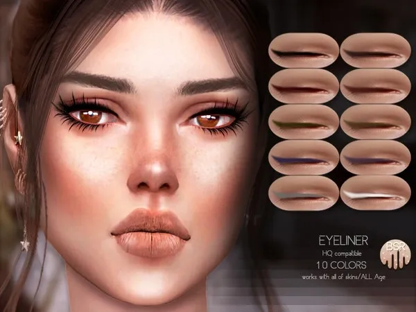 Alpha Eyeliner BS09 by thesimsresource - The Sims 4 Custom Content