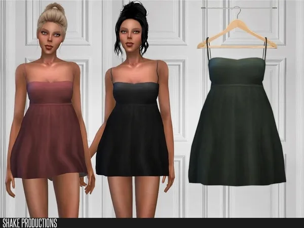 Maxis Match ShakeProductions 377 Dress by thesimsresource - The Sims 4 Custom Content