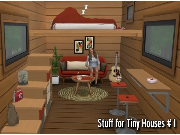 Maxis Match Around Furniture for Tiny Houses - The Sims 4 Custom Content