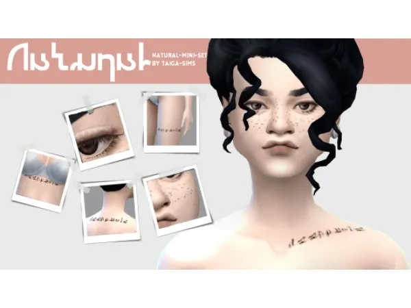 Mix NATURAL MINI SET - The Sims 4 Custom Content