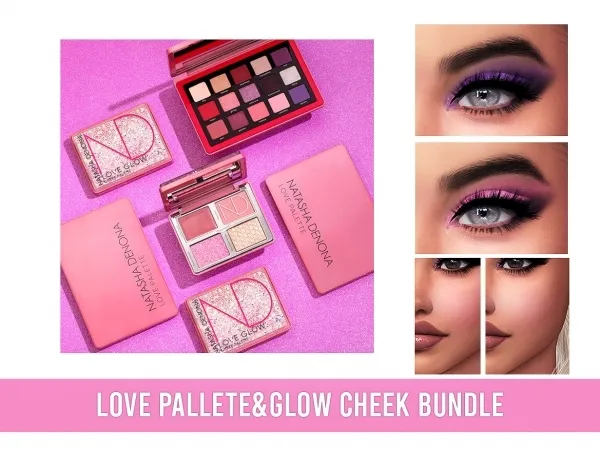 Alpha Love PaletteGlow Cheek Bundle - The Sims 4 Custom Content