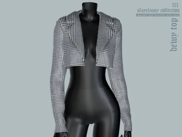 Alpha SC111 Dewy Top by slayclassy - The Sims 4 Custom Content