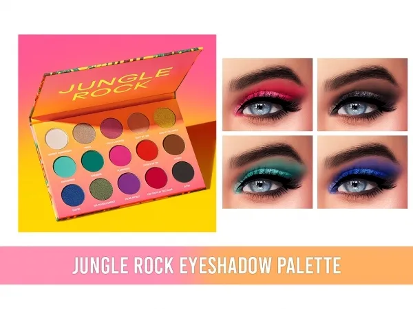 Maxis Match Jungle Rock Eyeshadow Palette - The Sims 4 Custom Content