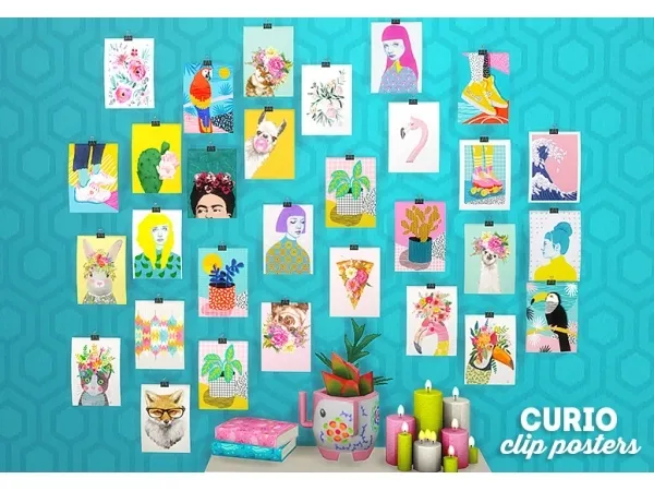Los Sims 4 Decoraciones de Pared