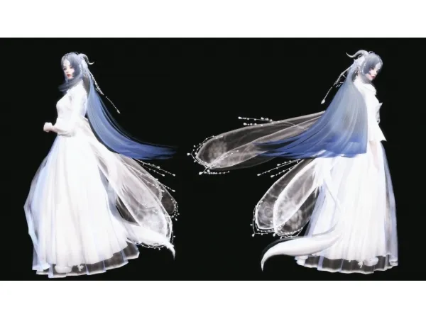 Alpha YS The dragon of rainfall by zouyousims - The Sims 4 Custom Content