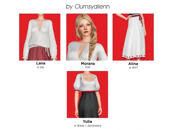 Maxis Match Slavic Allure PART 2 by simsfinds - The Sims 4 Custom Content