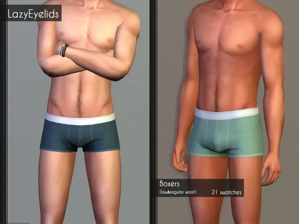 Boxers - The Sims 4 Custom Content