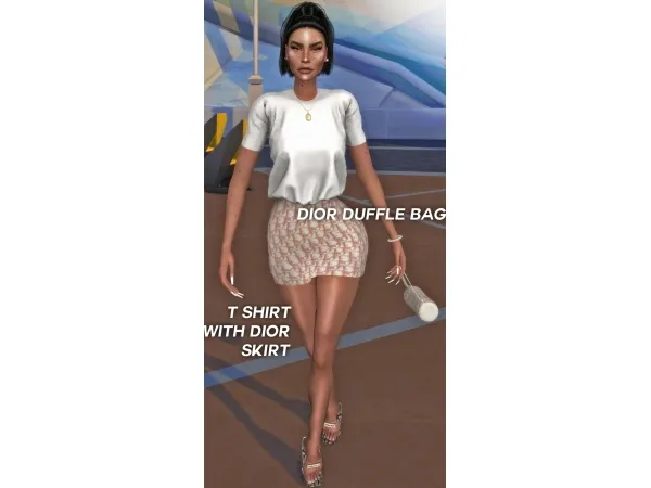 Alpha DIOR SET PT 1 by plasticsimz - The Sims 4 Custom Content