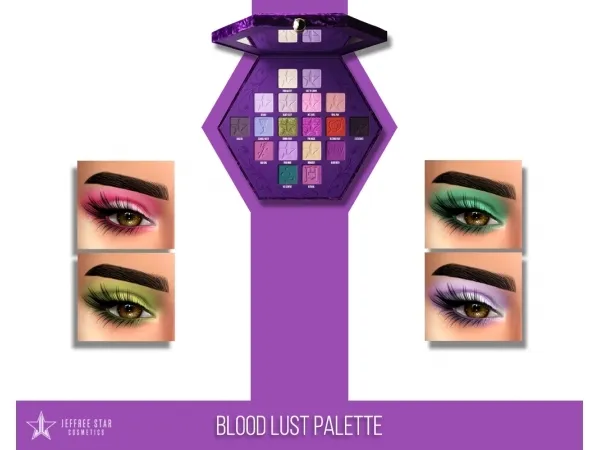 Alpha JEFFREE STAR BLOOD LUST PALETTE - The Sims 4 Custom Content