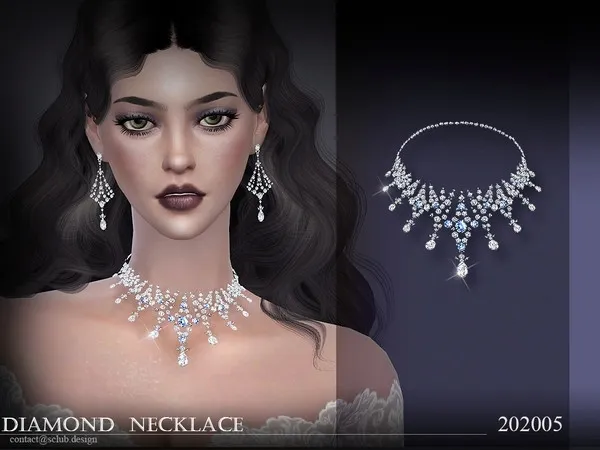 Alpha S Club LL Necklace 202005 by thesimsresource - The Sims 4 Custom Content