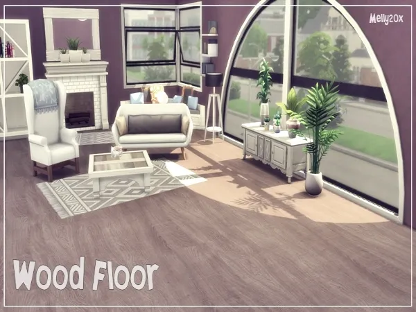 Alpha Wood Floor by Melly20x - The Sims 4 Custom Content