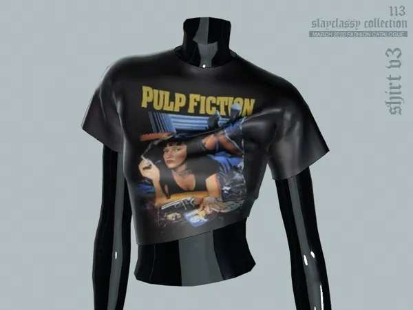 Alpha SC 113 SHIRT V3 - The Sims 4 Custom Content