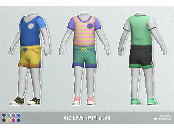 4t2 EP05 Swim Wear - The Sims 2 Custom Content