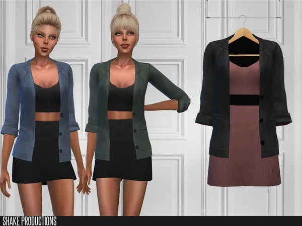 Maxis Match ShakeProductions 390 Dress - The Sims 4 Custom Content