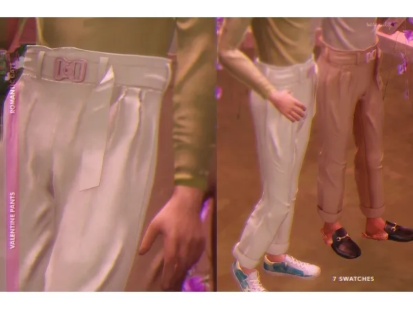 Alpha am_Valentine Pants - The Sims 4 Custom Content