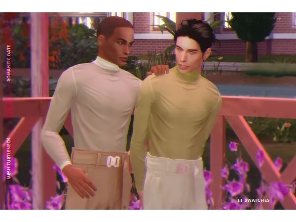 Alpha am_Mesh Turtleneck - The Sims 4 Custom Content