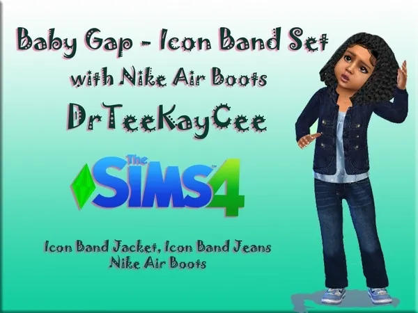 Alpha Baby Gap Icon Band Set Toddler BGC - The Sims 4 Custom Content