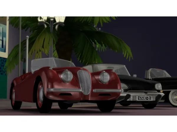 1954 Jaguar XK120 Roadster by sims4cars-breezemotors