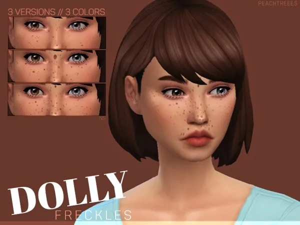 Maxis Match Dolly Freckles N5 - The Sims 4 Custom Content