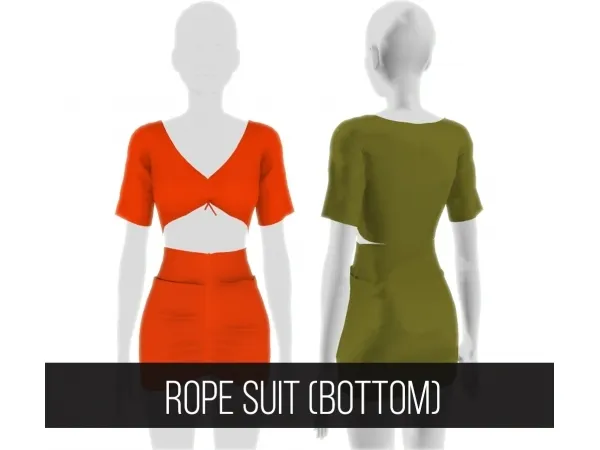 Maxis Match ROPE SUIT Bottom by fifthscreations - The Sims 4 Custom Content