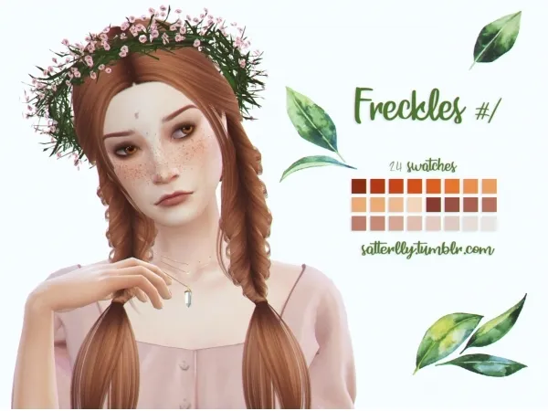 Alpha Freckles 1 - The Sims 4 Custom Content