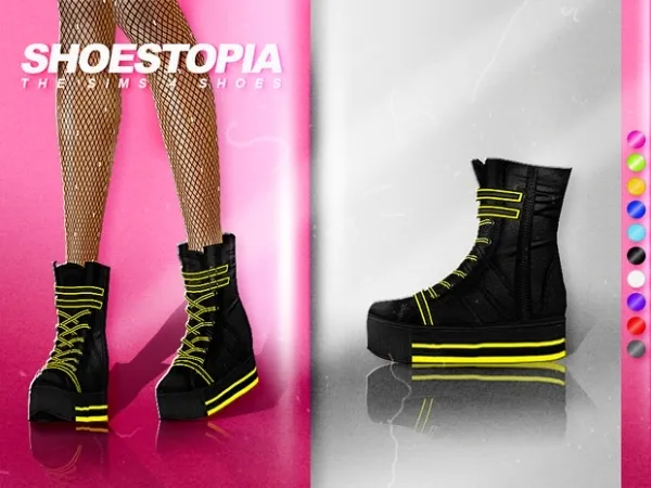 Alpha LOSING ME BOOTS by shoestopia - The Sims 4 Custom Content